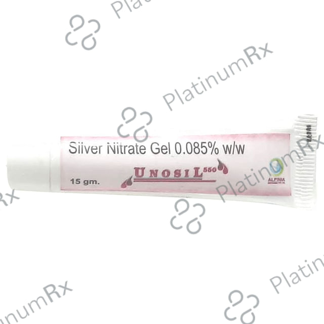 Unosil 550 Antimicrobial Wound and Burn Gel 15 Gel