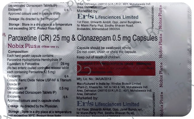Nobix Plus 25 Capsule CR 0s