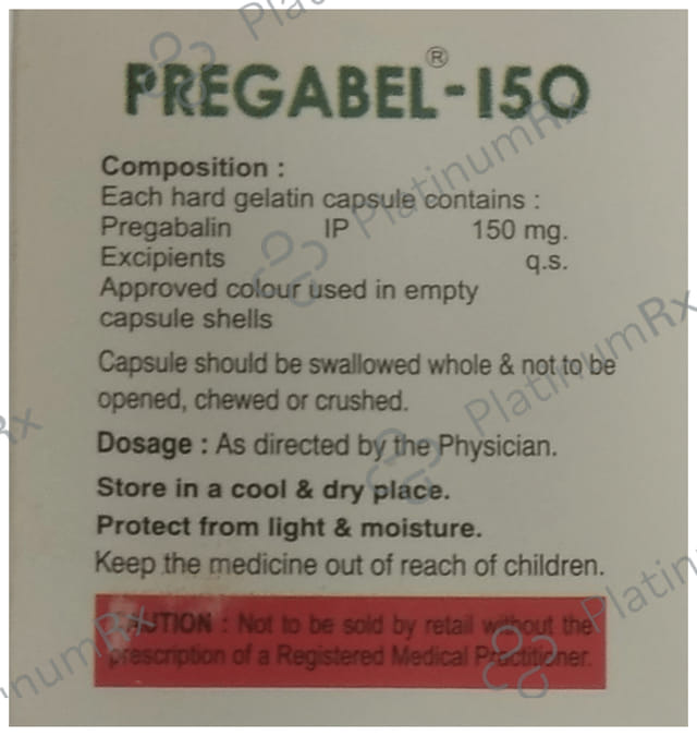 Pregabel 150mg Capsule