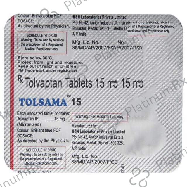 Tolsama 15mg Tablet 4s