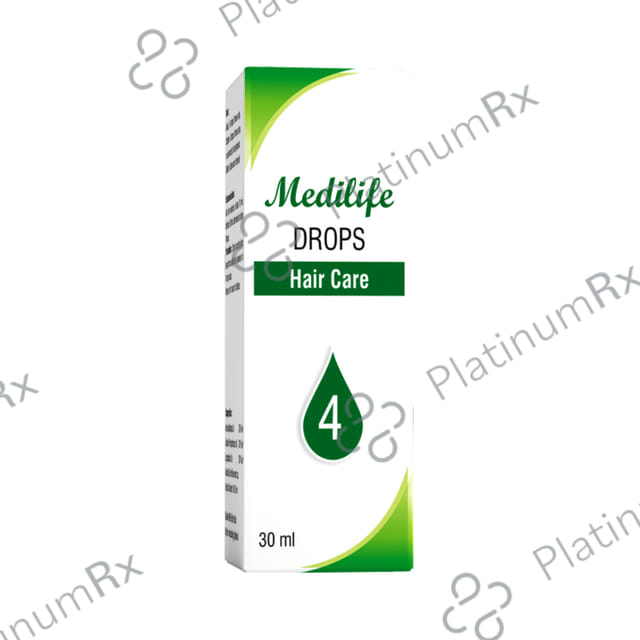 Medilife No 4 Hair Care Drop (30ml Each) 1 Bottle
