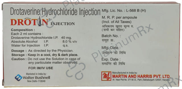Drotin 40mg Injection 2ml