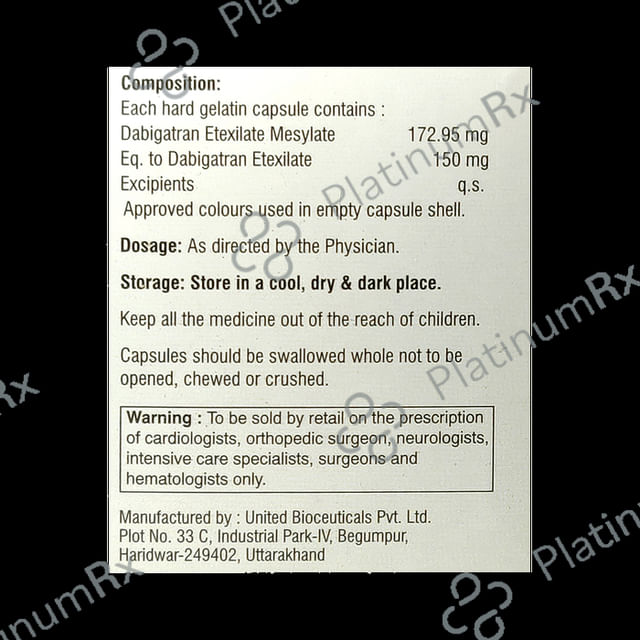 Dabitel 150mg Capsule 10s