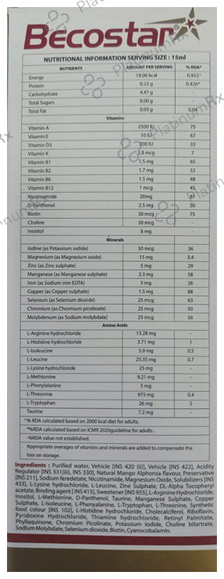 Becostar Syrup 200ml