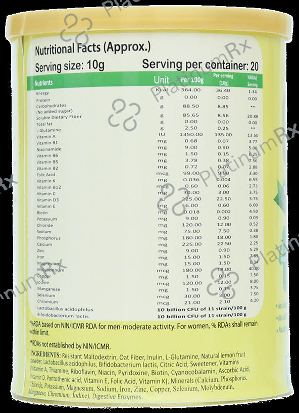 Acuraglobe NS-Fiber Lemon