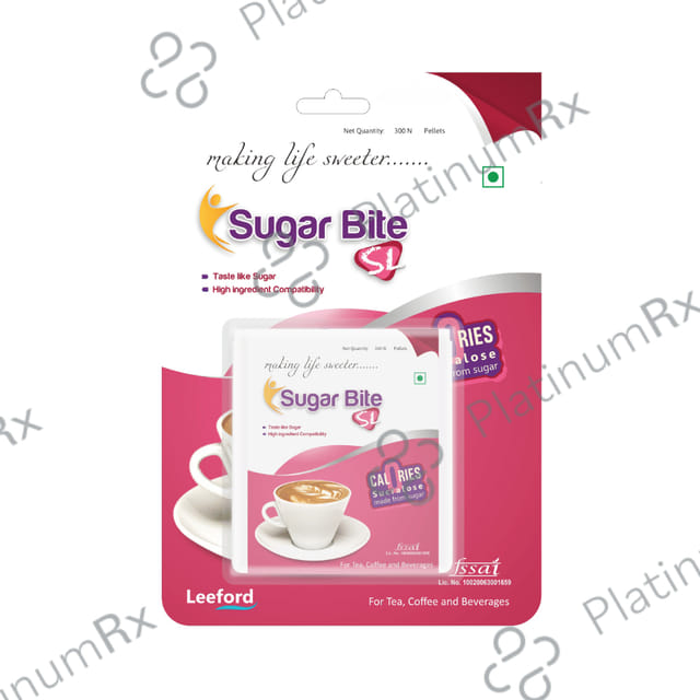 Sugar Bite SL 0 Calories Sucralose Made from Sugar Pellets 300 pellets