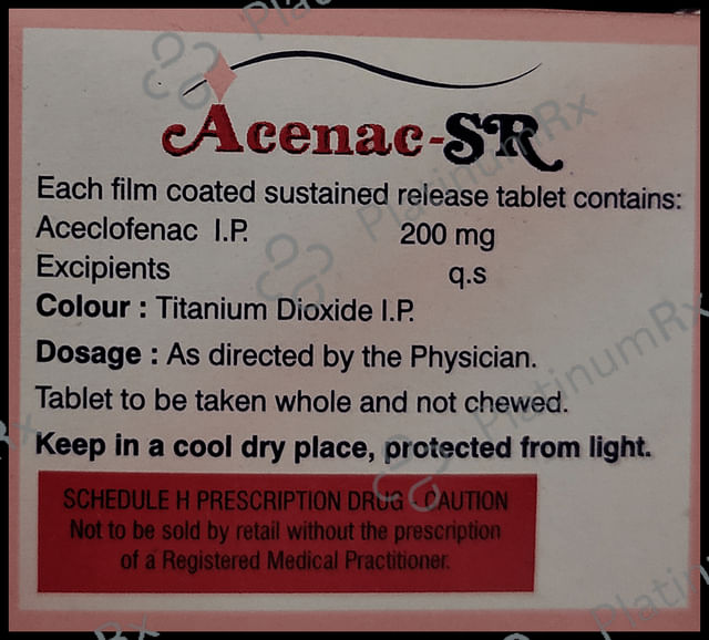 Acenac SR 200mg Tablet 10s