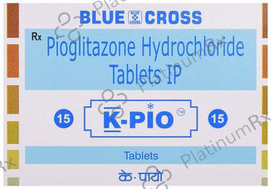 K Pio 15mg Tablet 15s