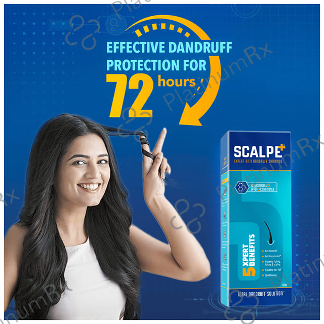 Scalpe Plus Expert Anti Dandruff Shampoo 75ml