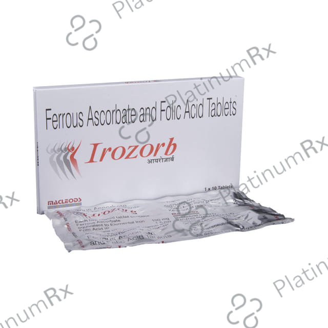 Irozorb 100/1.5mg Tablet 10s