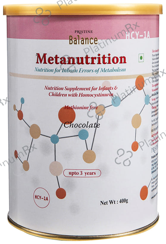 Pristine Balance Metanutrition HCY 1A (Upto 3 Years) Powder Chocolate