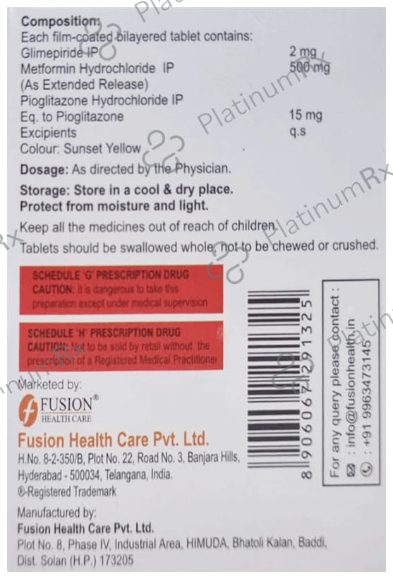 Glynamic MP 2mg Tablet 10s