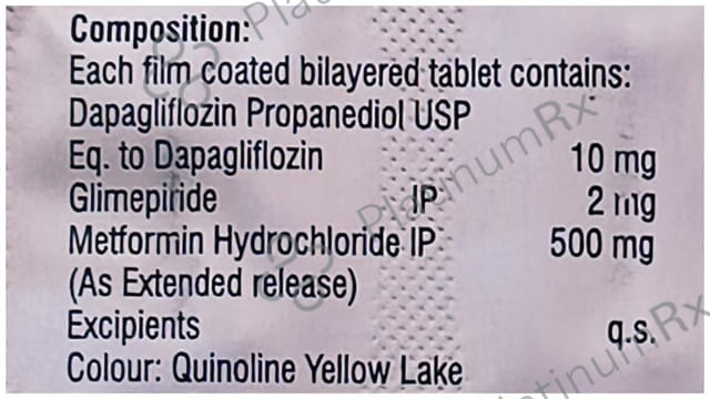 Glimisave DM 2/500mg Tablet 10s