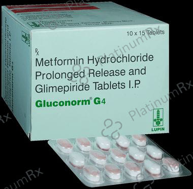 Gluconorm G 4/500mg Tablet PR 15s