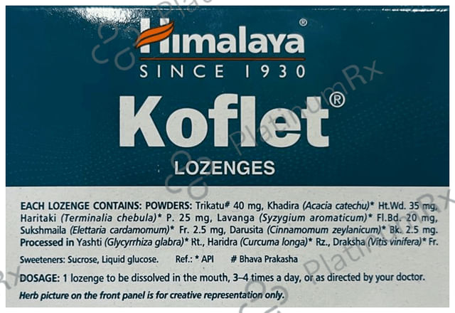 Himalaya Koflet Cough Lozenges 10s