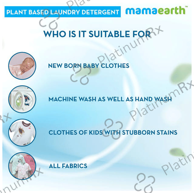 Mamaearth Plant-Based Laundry Detergent for Babies 1000 ml