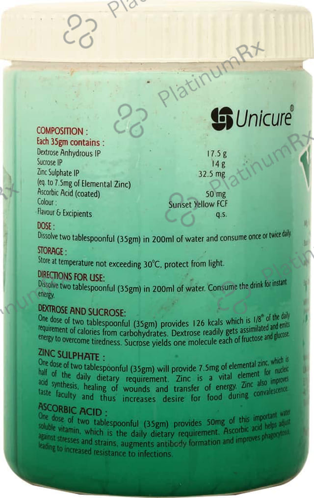 Vital Z Orange Flavour Oral Powder Energy Drink 560gm