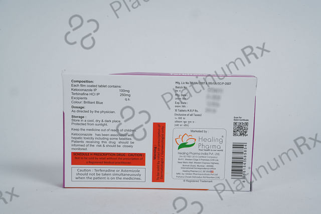 Terbiface Forte 100/250mg Tablet 10s