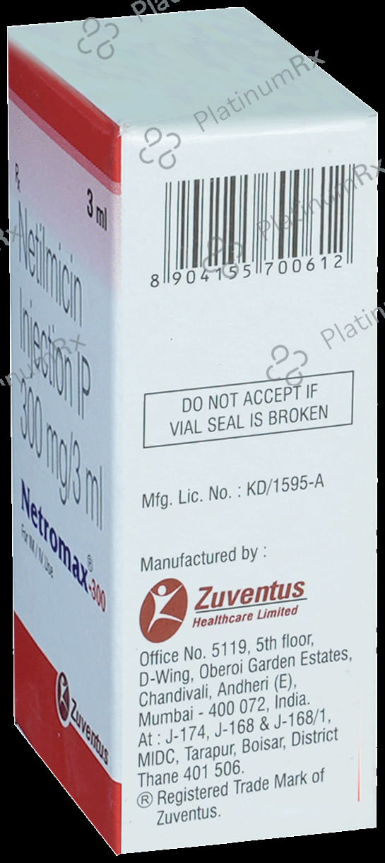Netromax 300mg Injection