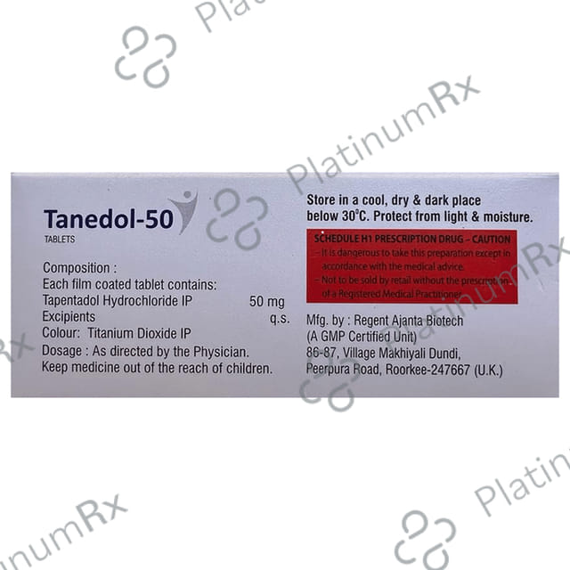 Tanedol 50mg Tablet 10s