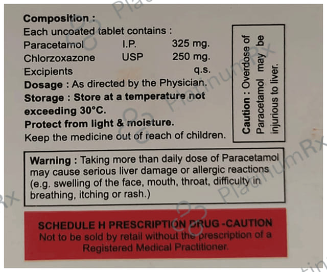 Myorid 325mg/250mg Tablet