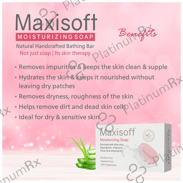 Maxisoft Moisturizing Soap (75gm Each) 4 units
