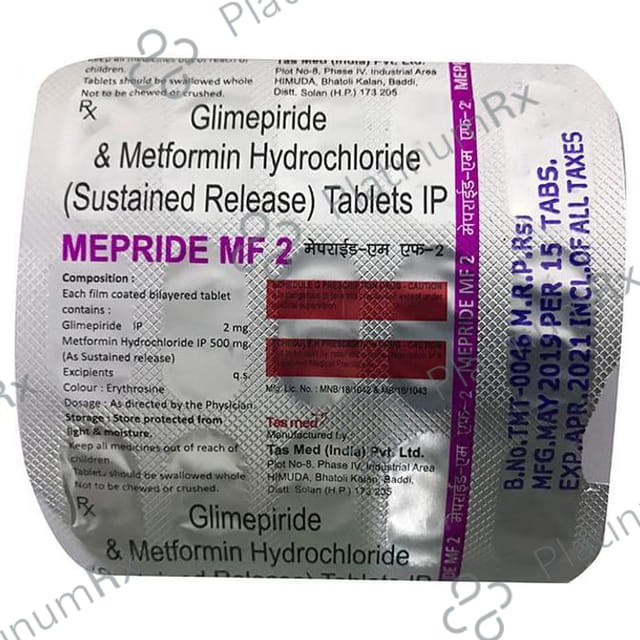 Mepride MF 2 Tablet SR 10 Tablet SR
