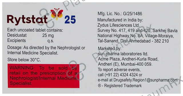 Rytstat 25mg Tablet 6s