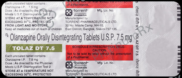 Tolaz 7.5mg Tablet DT 10s