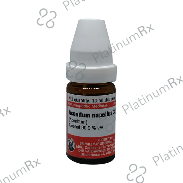 Dr Willmar Schwabe Germany Aconitum Napellus (Aconitum) Dilution 30