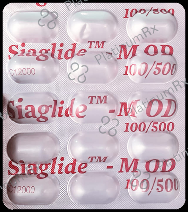 Siaglide M OD 100/500mg Tablet PR 15s