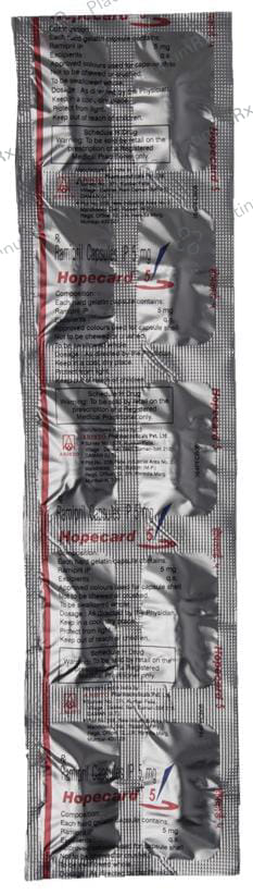 Hopecard 5mg Capsule 10s