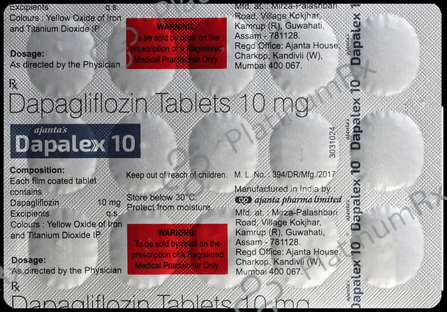 Dapalex 10mg Tablet 15s