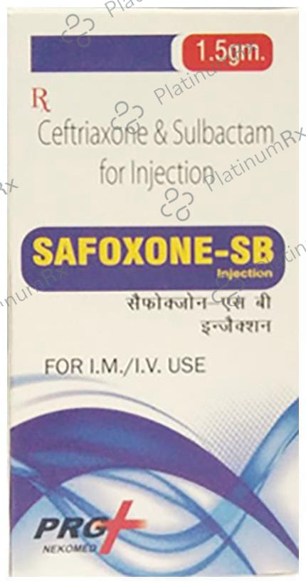 Safoxone SB 1.5gm Injection 1s