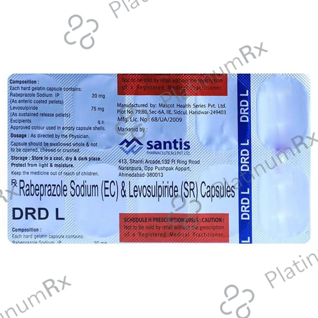 Drd L 75/20mg Capsule SR 10s