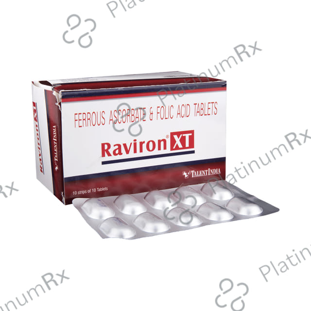 Raviron XT 100mg/1500mcg Tablet 10s