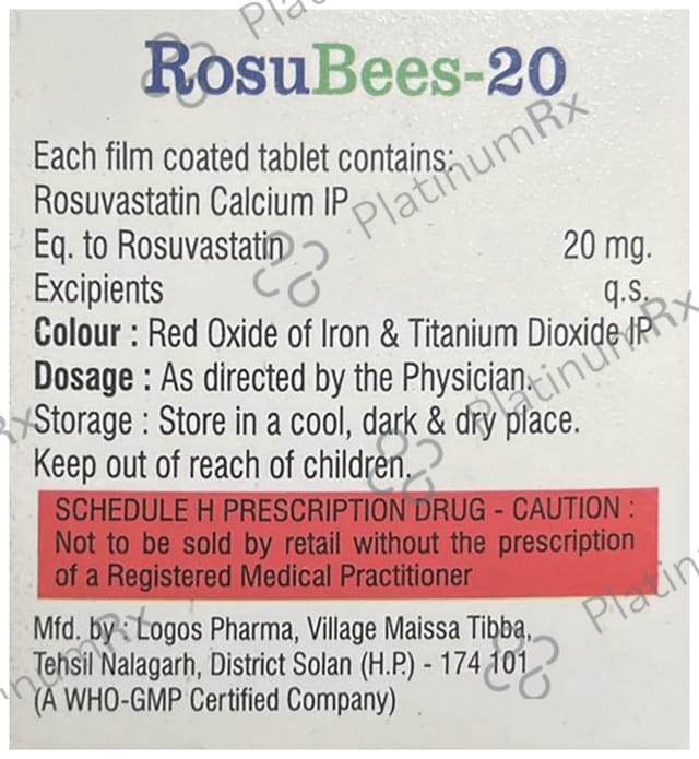 Rosubees 20 Tablet