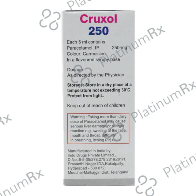Cruxol 125mg Syrup 60ml