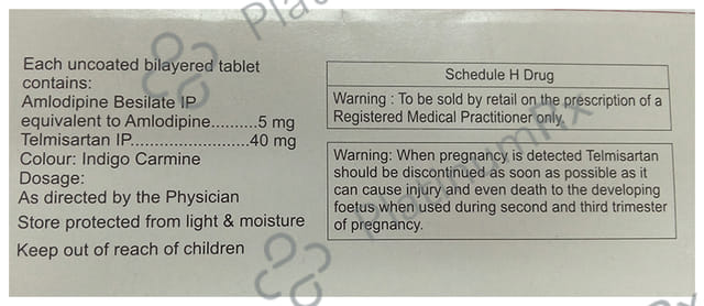 Calchek T 40/5mg Tablet 10s