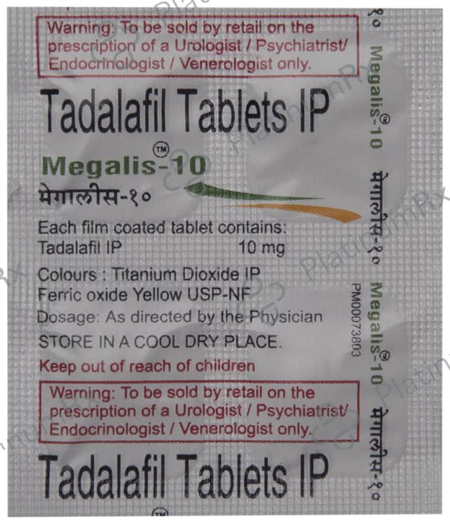 Megalis 10mg Tablet 4s