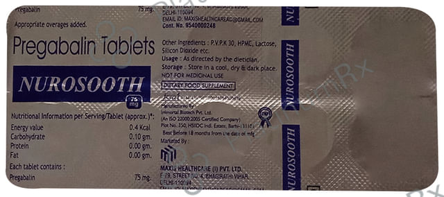 Nurosooth 75mg Tablet