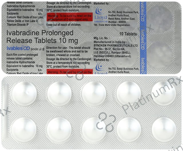 Ivables OD 10mg Tablet PR 10s