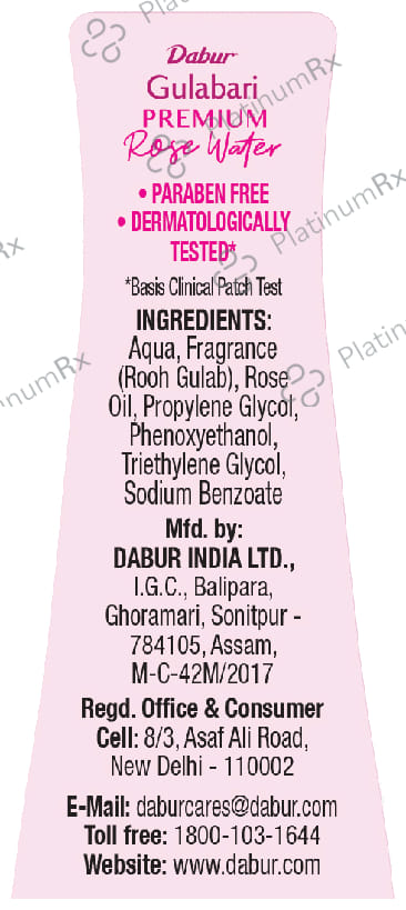 Dabur Gulabari Premium Rose Water 120ml