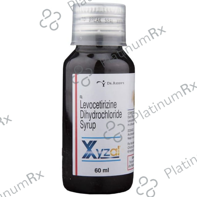 Xyzal 2.5mg Syrup 60ml