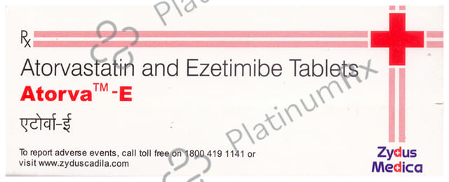 Atorva E 10/10mg Tablet 10s