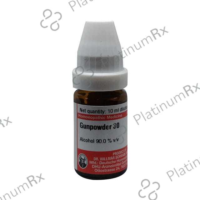 Dr Willmar Schwabe Germany Dilution Gunpowder 30