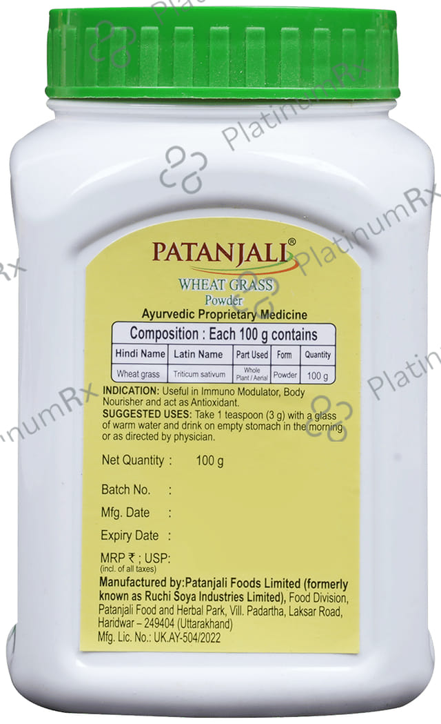 Patanjali Ayurveda Wheat Grass Powder