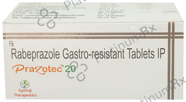 Prazotec 20mg Tablet 10s