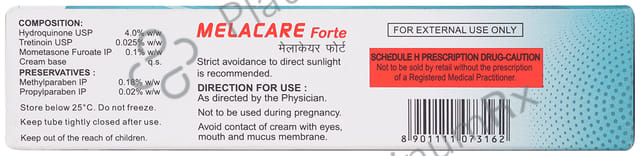 Melacare Forte Cream 25gm