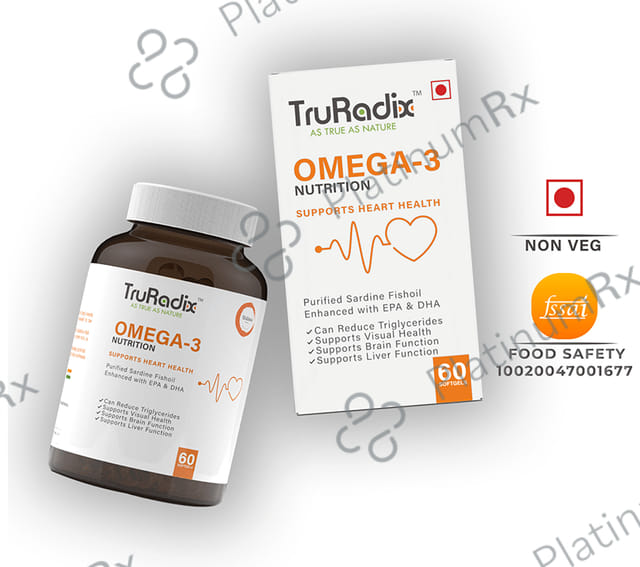 TruRadix Omega 3 Nutrition Softgel 60s